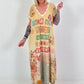 Strickkleid mit Lurex und Buchstabenprint - mehrfarbig