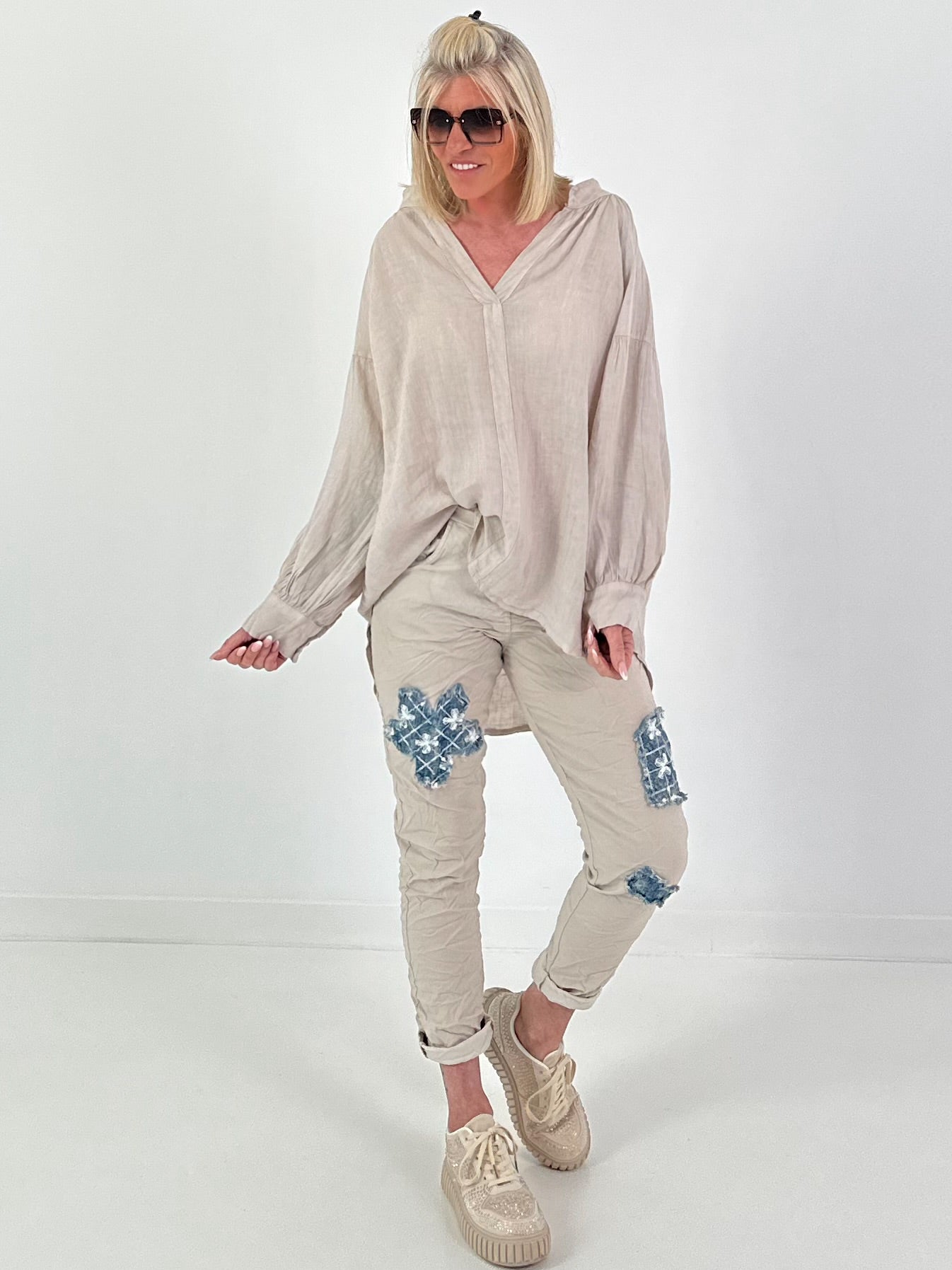 Pirate Tunic Linen - beige