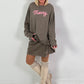 Sweatshirt model "Merry Mood" - khaki/taupe