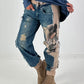 Jogg-Jeans im used Look Moonwalk Mouse - denim