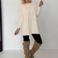 Longpullover - creme