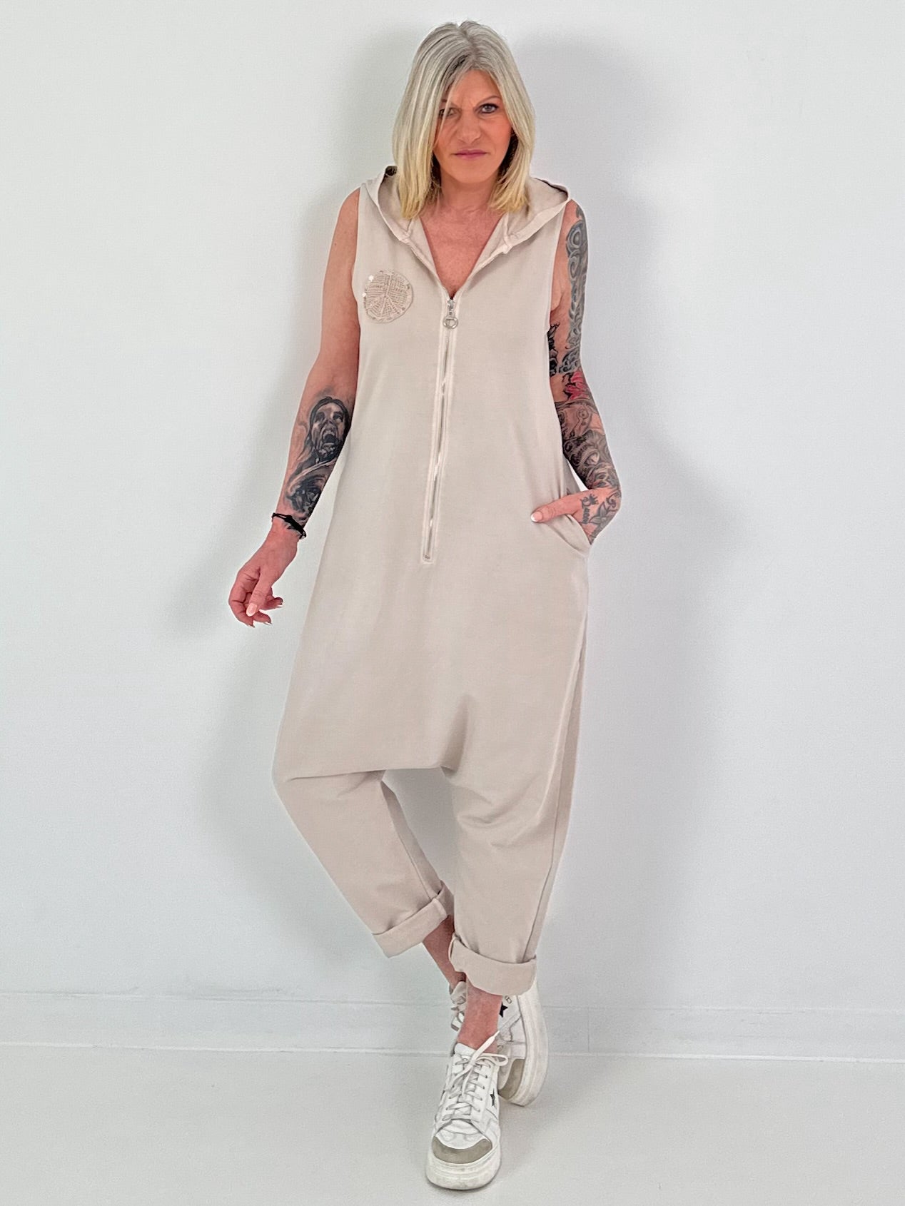 Jumpsuit Peace - beige