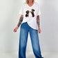 T-Shirt Dachshund - white