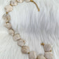 Shell necklace - cream