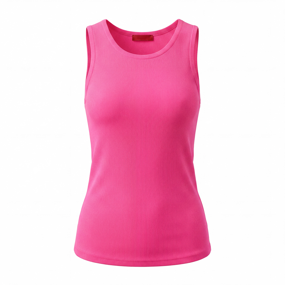 Basic Ripp-Top - neonpink