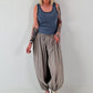 Ripp Tank Top stone washed - blau