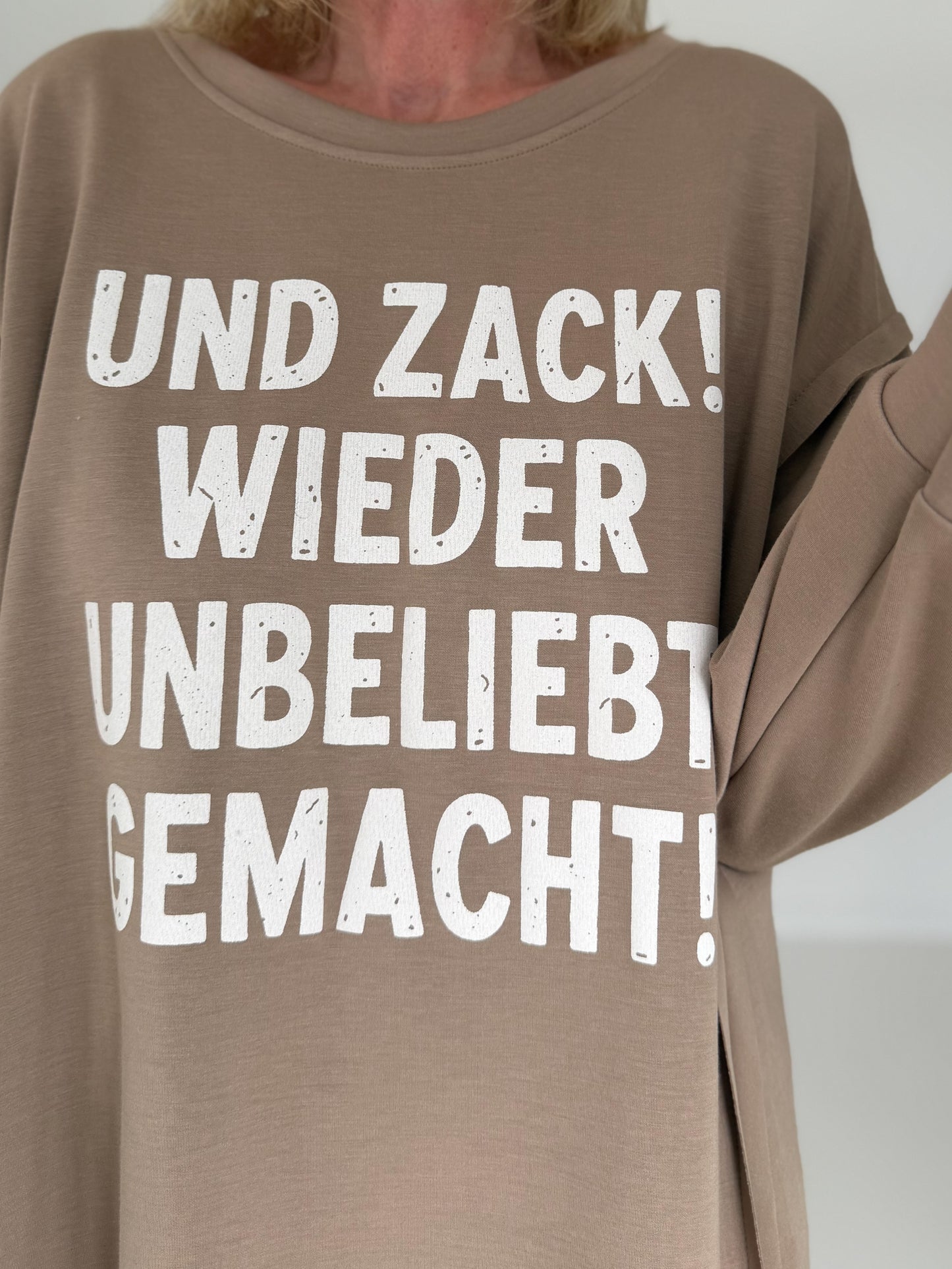 Sweater Und Zack! - taupe