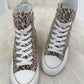 High Sneaker Leo - weiss-beige