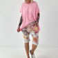 Oversized T-Shirt - rosa