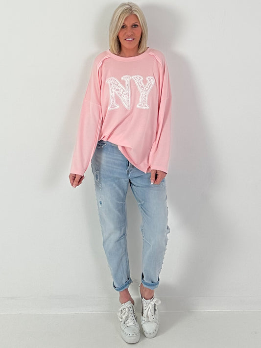Sweater NY - pink