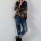 Tunika mit Leo-Print - leo-anthrazit