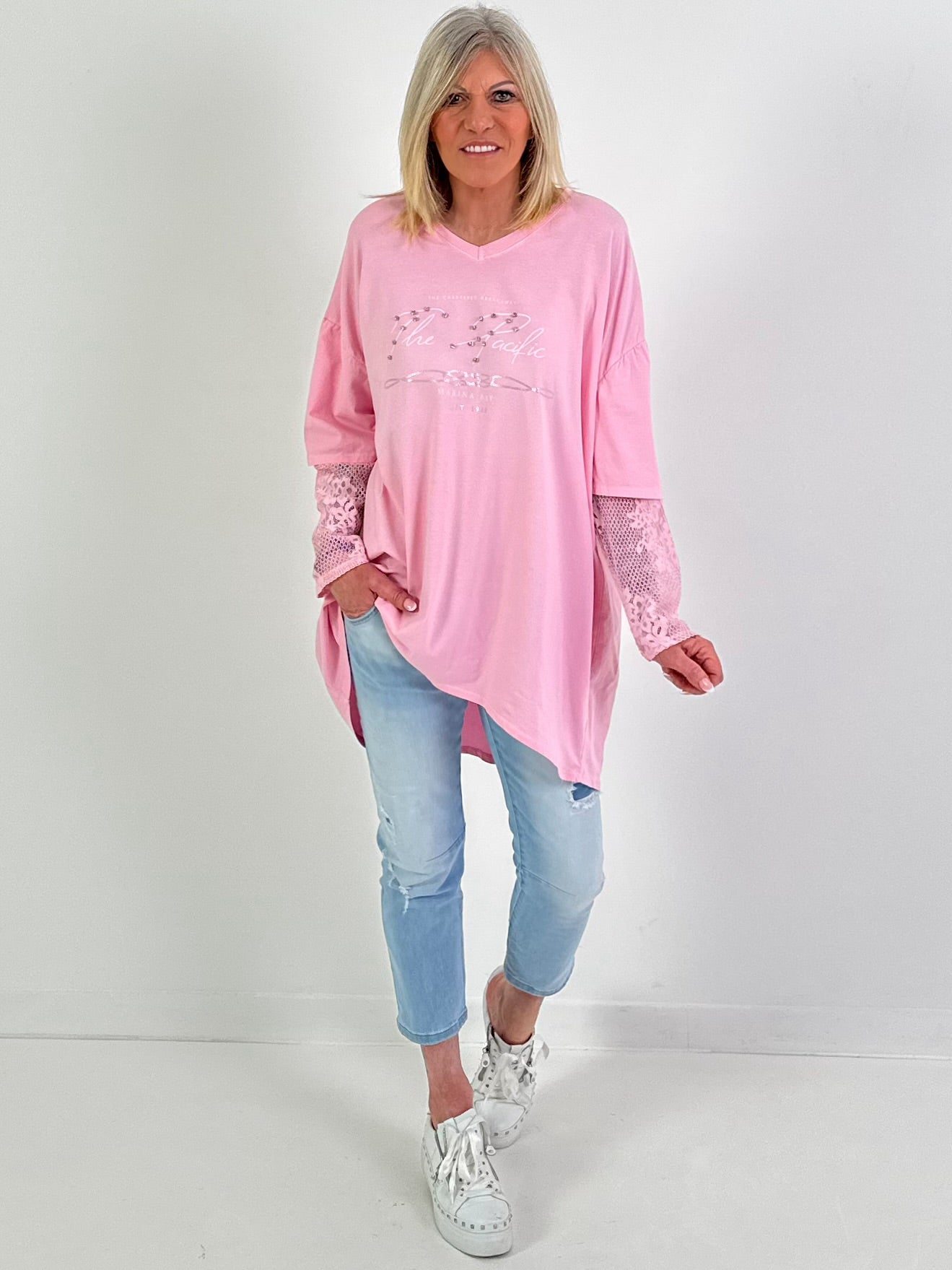 Shirt Modell "Soft Spark" - rosa