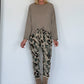 Kastiges Shirt - taupe