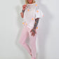 Blouse shirt with "puff sleeves" - white
