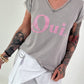 T-Shirt Oui - Grey