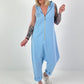 Jumpsuit Peace - hellblau