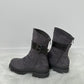 Bootie model "Buckle" - anthracite