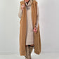 Long vest model "Leo Layers" - camel