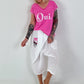 T-shirt Oui - pink