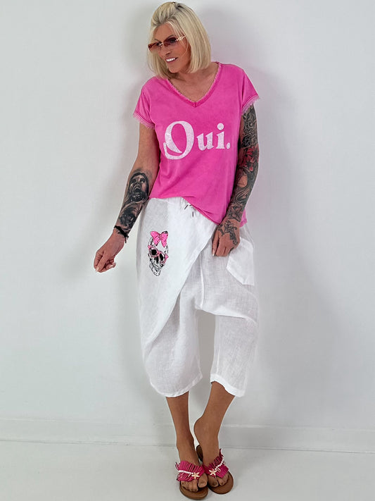 T-shirt Oui - pink