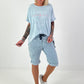 T-Shirt Unique - hellblau