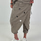 Stylische Hose im Knit-Look - taupe