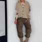 Gebreid gilet - beige