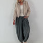 Ballon Jacke mit raffiniertem Kragen - beige
