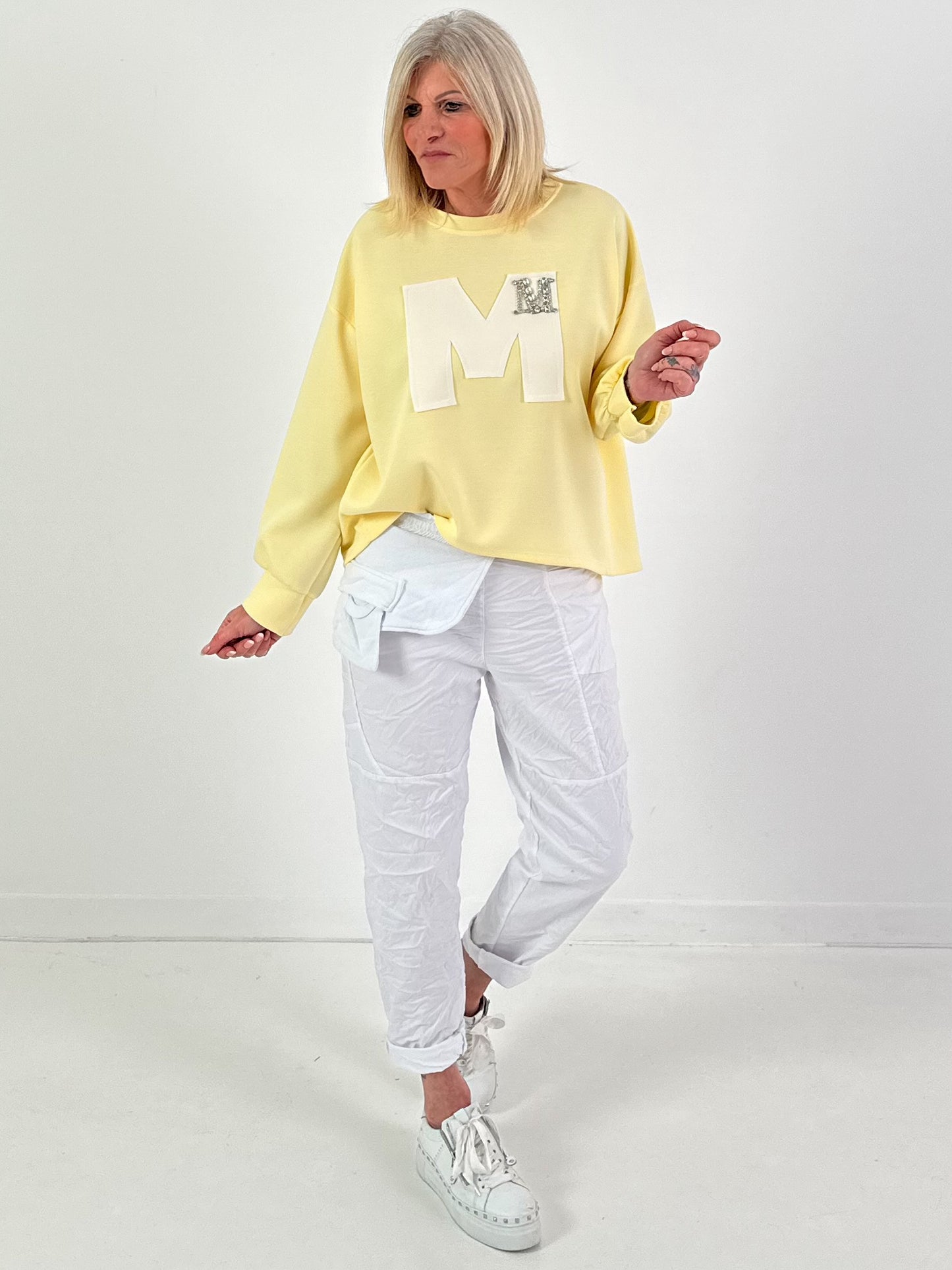 Sweatshirt model "Edition M" - yellow