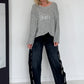 Pullover Blessed - grau