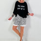 Oversized Shirt Show Must Go On - schwarz