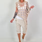 Shirt mit All-Over Cut-Outs und Ösen - beige ( lieferbar ab 11.05.26)