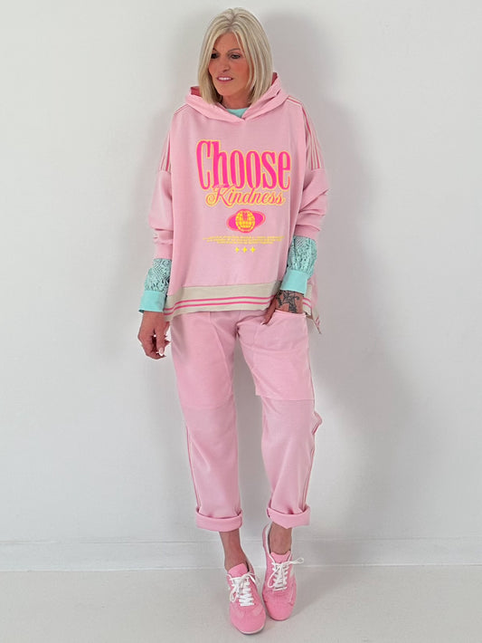 Oversized Hoodie Choose - pink