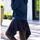 Waist Wrap in Wildlederoptik - marine
