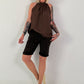 Neckholder Top -schoko