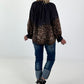 Tunika mit Leo-Print - leo-anthrazit