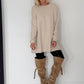 Longpullover - beige