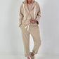 Jacke mit goldenen Nieten-Details - beige