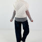 Weste mit besonderen Verschlussdetails - creme