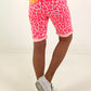 Kurze Hose Leo - neonpink-neonorange-weiss