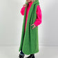 Long vest model "Leo Layers" - green