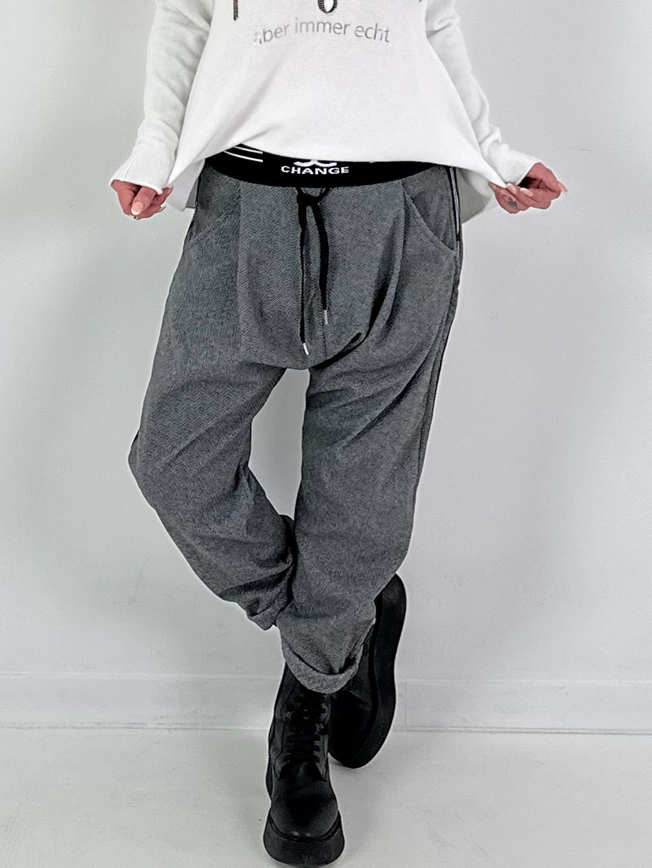 Baggy broek model "Change Flow" - zwart