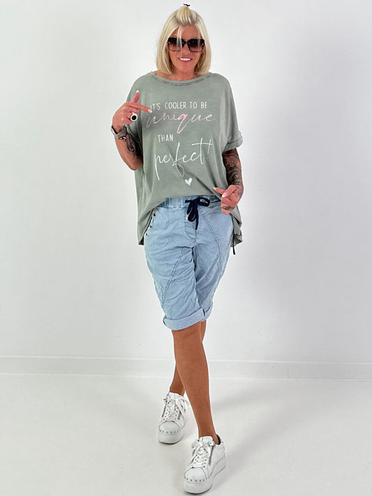 T-shirt Unique - kaki