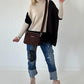 Oversized Feinstrickpullover mit Stulpenärmeln - beige-mokka-schwarz