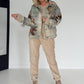 Jeansjacke mit Teddy-Print - used-grey