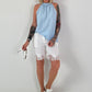 Neckholder Top -hellblau