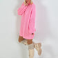 Longpullover/Kleid Modell "Embrace" - rosa