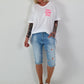 Oversized Shirt Summer - white