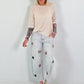 T-shirt with half sleeves - beige