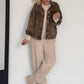 Oversized Cordjacke - coffee